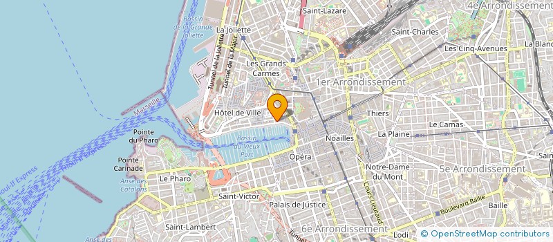localisation de l'entreprise AYROULET ET AUBERT BAR à MARSEILLE