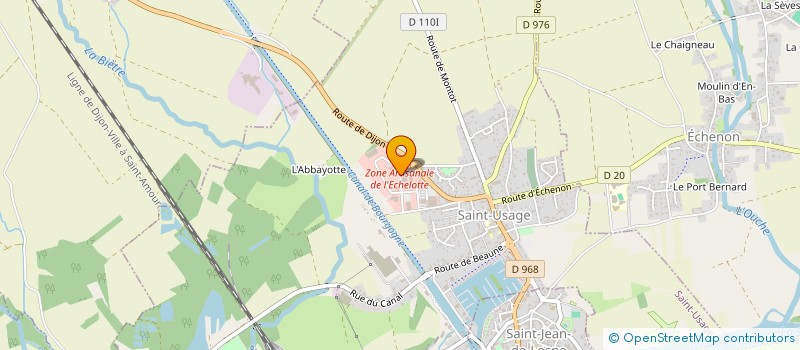 localisation de l'entreprise AYS'NET à SAINT-USAGE