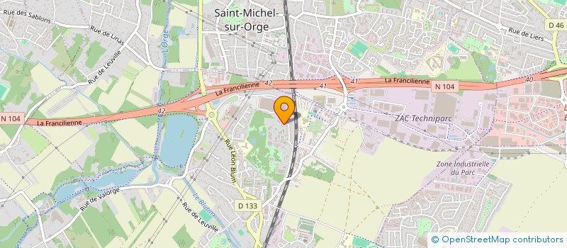 localisation de l'entreprise AYSA SERVICES à BRETIGNY-SUR-ORGE