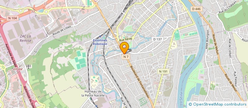 localisation de l'entreprise AYSAL à CORBEIL-ESSONNES