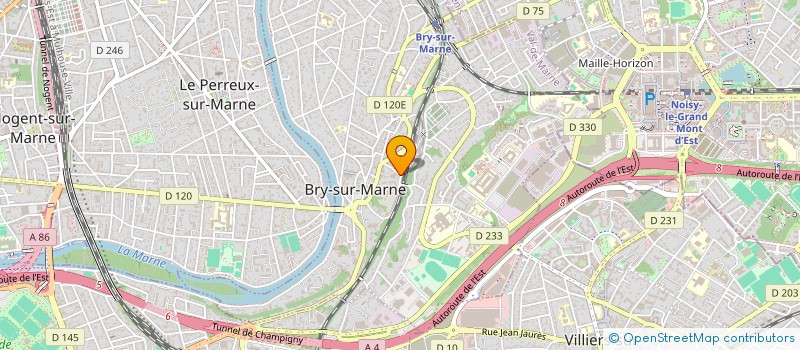 localisation de l'entreprise AYSE à BRY-SUR-MARNE