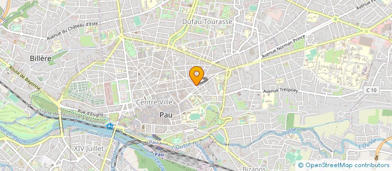 localisation de l'entreprise AYSSEL à PAU