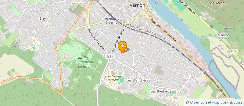 localisation de l'entreprise AYSU IMMOBILIER  VERNON