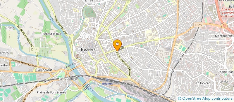 localisation de l'entreprise AYTAS  BEZIERS