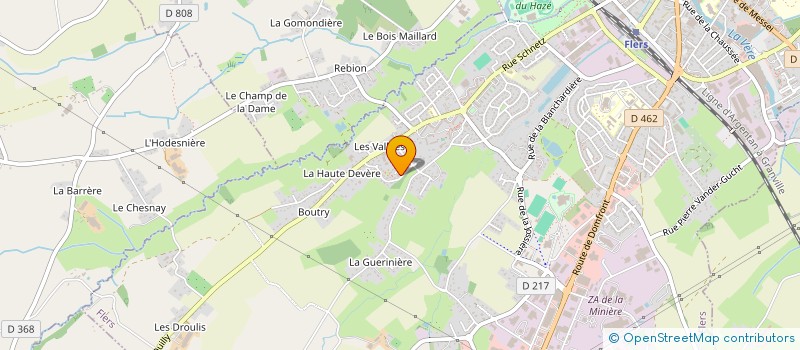 localisation de l'entreprise AYTEK ETANCHEITE à FLERS