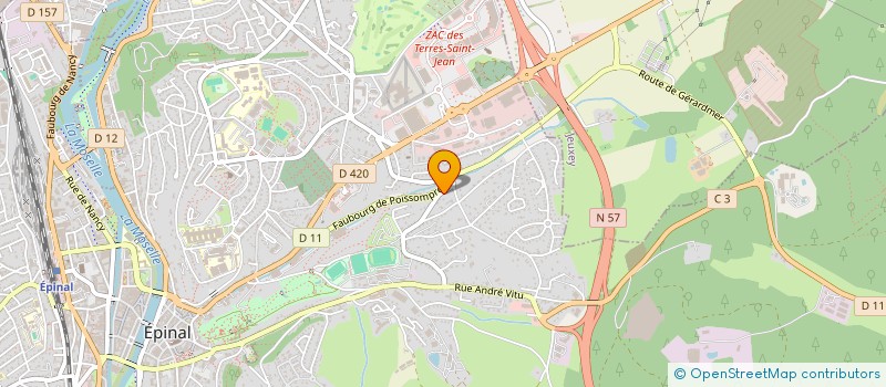 localisation de l'entreprise AYTEO GS à EPINAL