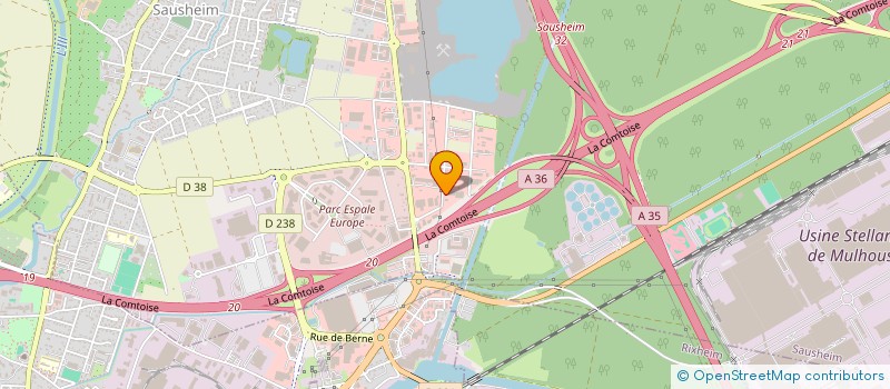 localisation de l'entreprise AYTEX à SAUSHEIM