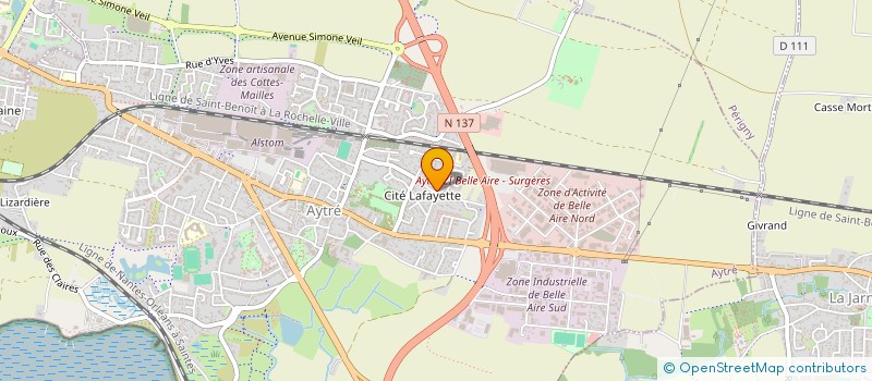 localisation de l'entreprise AYTRE AVEC VOUS  AYTRE