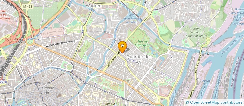 localisation de l'entreprise AYU BIEN-ETRE à STRASBOURG