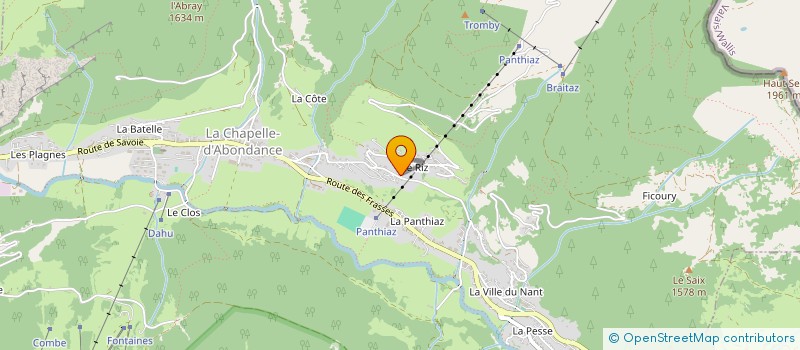 localisation de l'entreprise AYUR OM  LA CHAPELLE-D'ABONDANCE