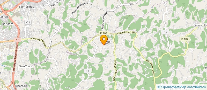 localisation de l'entreprise AYUR SANTE ET BIEN ETRE  LE GOSIER