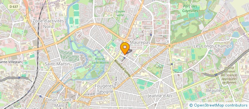 localisation de l'entreprise AYURVEDA POUR TOUS à RENNES