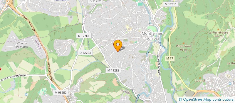 localisation de l'entreprise AYUS à MONTFERRIER-SUR-LEZ