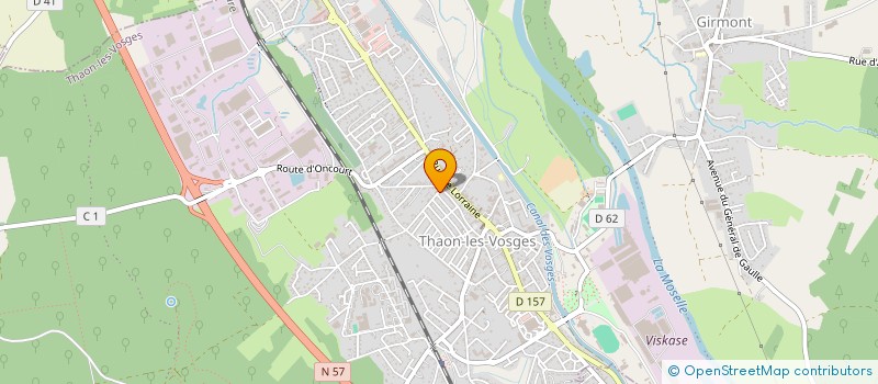 localisation de l'entreprise AYVAZ  THAON-LES-VOSGES