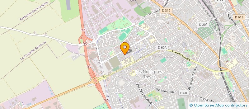 localisation de l'entreprise AYWAK  LA CHAPELLE-SAINT-LUC