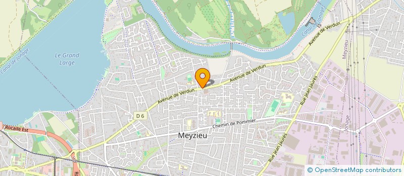 localisation de l'entreprise AYYC  MEYZIEU