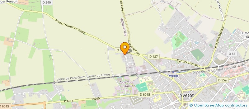 localisation de l'entreprise AYYILDIZ BTP  VALLIQUERVILLE