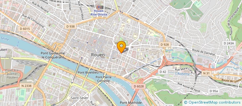 localisation de l'entreprise AYZ à ROUEN