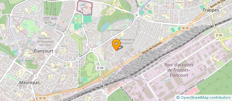 localisation de l'entreprise AYZA  ELANCOURT