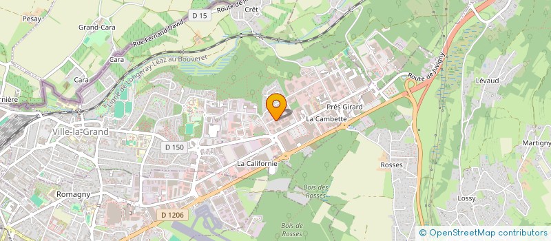 localisation de l'entreprise AYZE MIMONET à VETRAZ-MONTHOUX