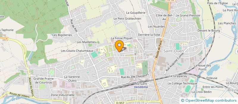localisation de l'entreprise AZ 41 CONSTRUCTION à VENDOME
