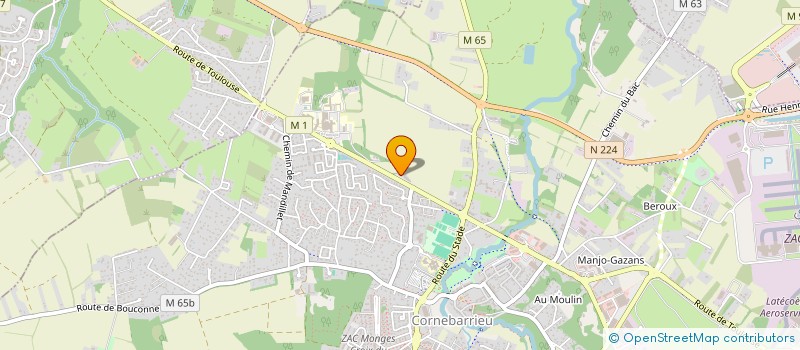 localisation de l'entreprise AZ à CORNEBARRIEU