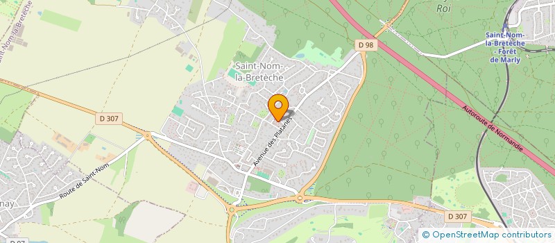 localisation de l'entreprise AZ 5 RECORDS  SAINT-NOM-LA-BRETECHE