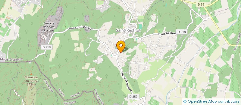 localisation de l'entreprise AZ  SAINT-RESTITUT