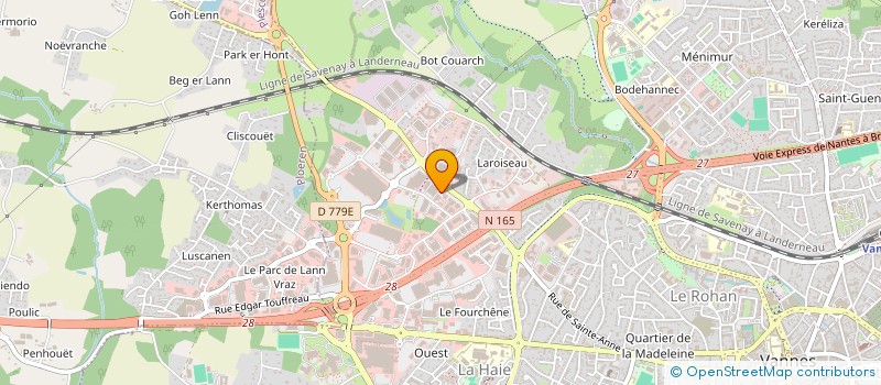 localisation de l'entreprise AZ à VANNES