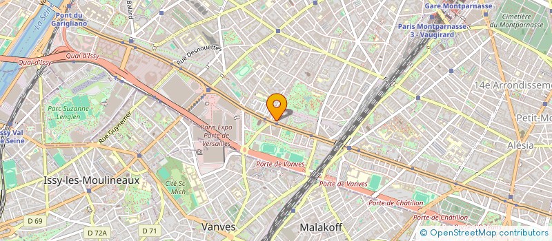 localisation de l'entreprise AZ ACTIF  PARIS