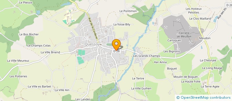 localisation de l'entreprise AZ ADMINISTRATION  QUESSOY