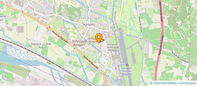 localisation de l'entreprise AZ ATOUTS  AVIGNON