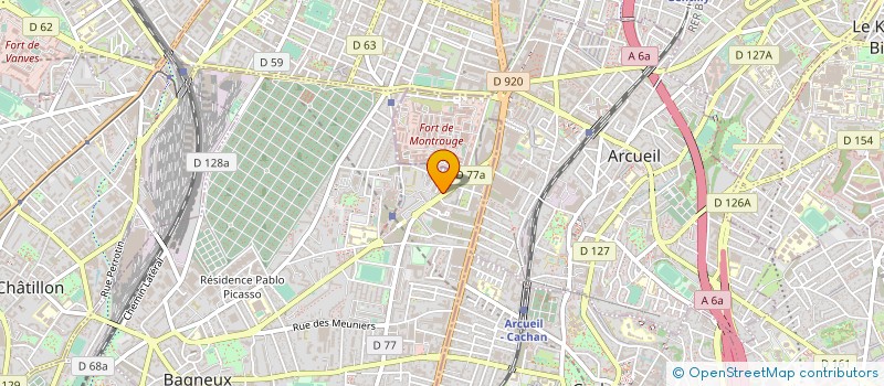 localisation de l'entreprise AZ AUTO  BAGNEUX
