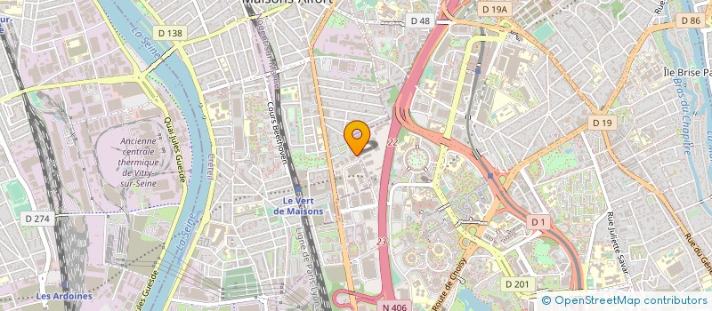 localisation de l'entreprise AZ AUTO  MAISONS-ALFORT