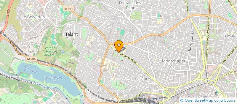 localisation de l'entreprise AZ AUTO ECOLE SARL à DIJON