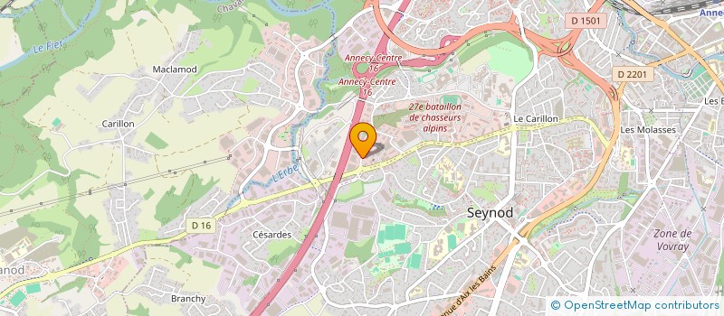 localisation de l'entreprise AZ AUTOMATISMES à ANNECY