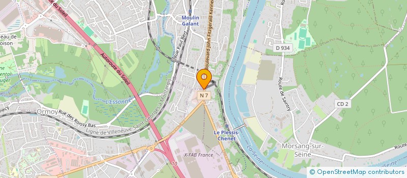 localisation de l'entreprise AZ AUTORADIO à CORBEIL-ESSONNES