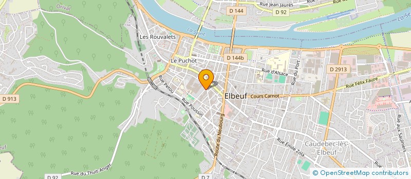 localisation de l'entreprise AZ BAT 76  ELBEUF