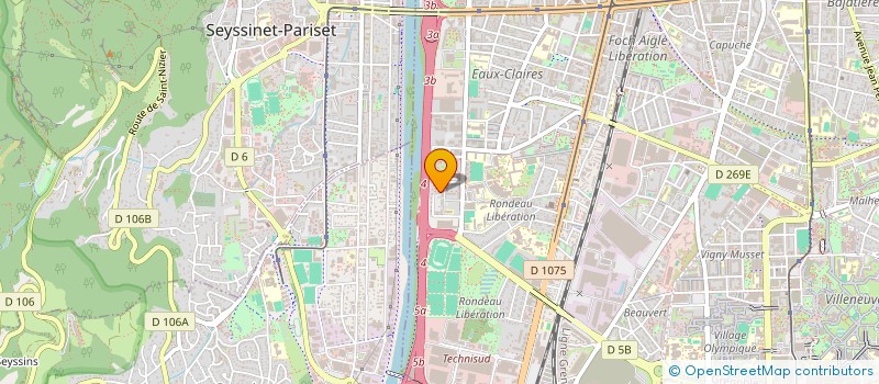 localisation de l'entreprise AZ BAT  GRENOBLE