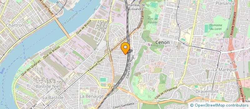 localisation de l'entreprise AZ BAT. SERVICES  CENON