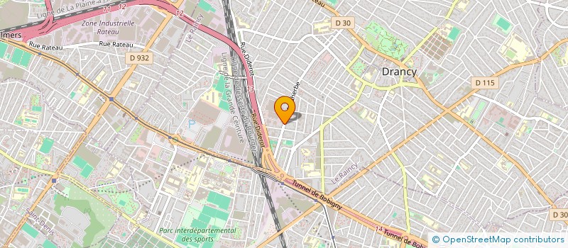 localisation de l'entreprise AZ BATIMENT à DRANCY