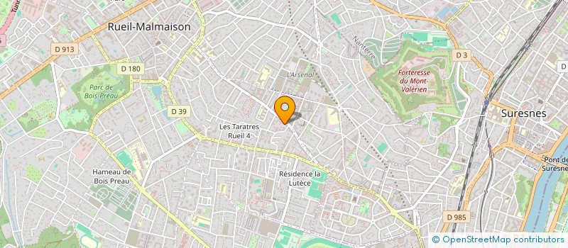 localisation de l'entreprise AZ BATIMENT à RUEIL-MALMAISON