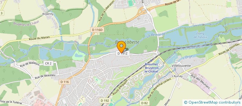 localisation de l'entreprise AZ BATIMENT 91  BREUILLET