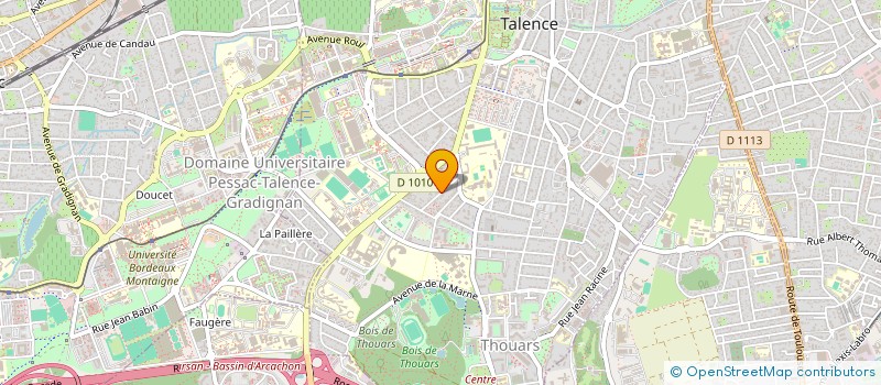 localisation de l'entreprise AZ BATIMENT GENERALE  TALENCE