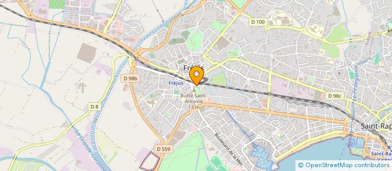 localisation de l'entreprise AZ BATIR à FREJUS