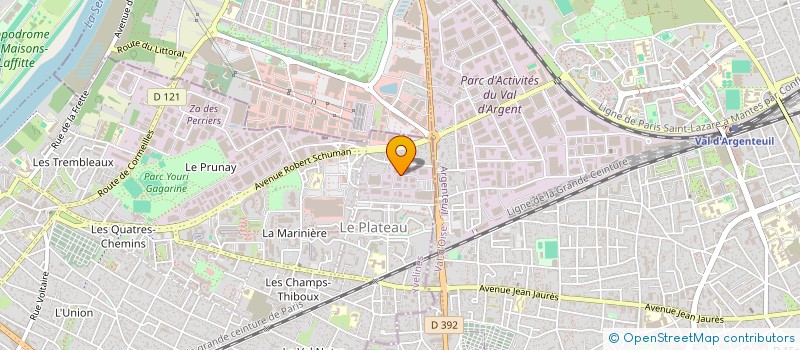 localisation de l'entreprise AZ BUSINESS ELITE à SARTROUVILLE