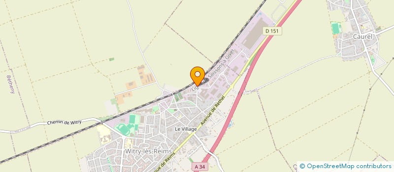 localisation de l'entreprise AZ C.E.G  WITRY-LES-REIMS
