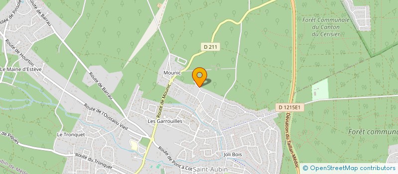 localisation de l'entreprise AZ'CAB  SAINT-AUBIN-DE-MEDOC