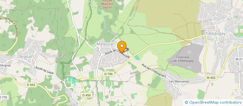 localisation de l'entreprise AZ CARROSSERIE  MALAUZAT