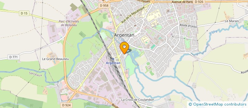 localisation de l'entreprise AZ COM'IMPRESSION  ARGENTAN